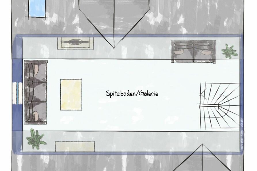 ausgebauter Spitzboden