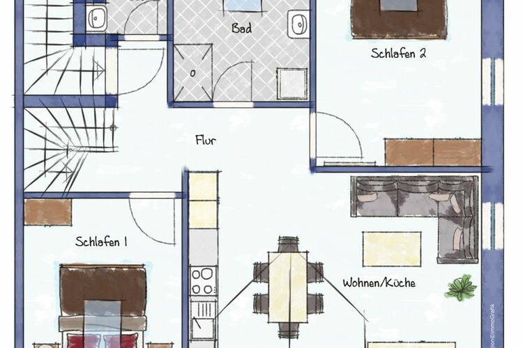 Grundriss, OG