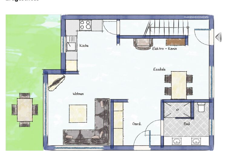 Grundriss Ergeschoss