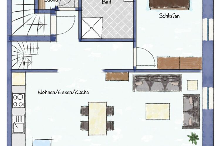 Grundriss Obergeschoss